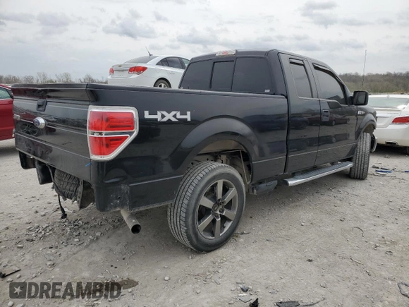 2014 Ford F-150 XL with VIN 1FTFX1EF9EKG08829, listed as a Copart auction lot 51449025 with 102,350 mi miles and Salvage Title. Bid and sale history available at carsss.com. Image 3.