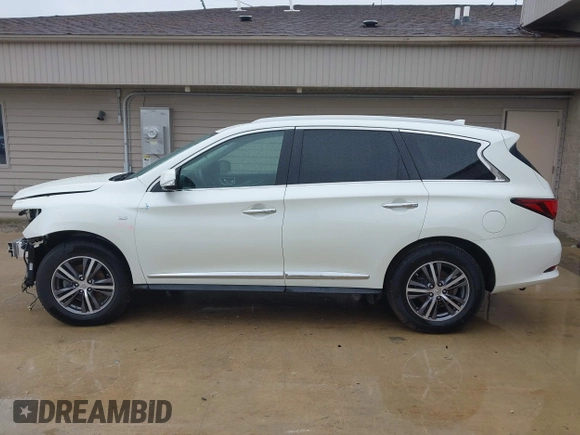 2019 Infiniti QX60 Luxe z VIN 5N1DL0MM6KC506158, wystawiony jako IAAI lot #42316181 z przebiegiem 81 211 mil mil oraz . Historia ofert i sprzedaży dostępna na DreamBid. Obrazek 15.