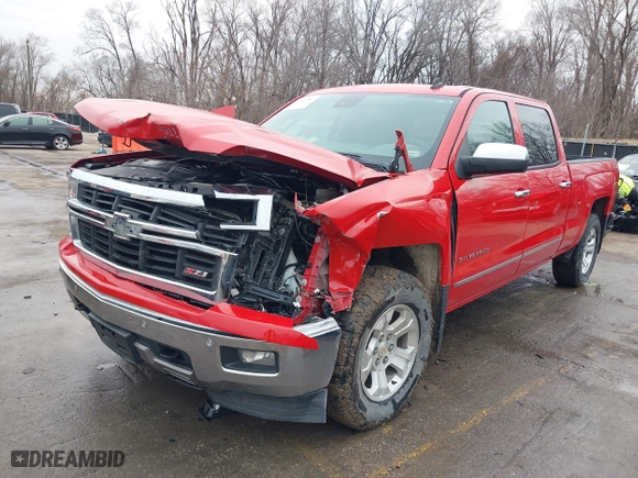 2014 Chevrolet Silverado 1500 LTZ with VIN 3GCUKSEC4EG101054, listed as a IAAI auction lot 41497832 with 187,123 mi miles. Bid and sale history available at carsss.com. Image 18.