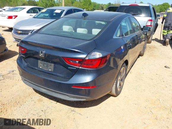 2019 Honda Insight EX with VIN 19XZE4F59KE005629, listed as a IAAI auction lot 41988545 with 150,786 mi miles and . Bid and sale history available at carsss.com. Image 4.