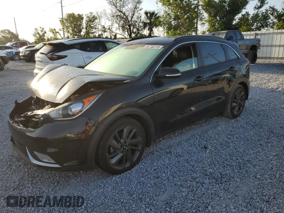 2017 Kia Niro EX with VIN KNDCC3LC6H5075103, listed as a Copart auction lot 54730215 with 68,324 mi miles and Salvage Title. Bid and sale history available at carsss.com. Image 1.