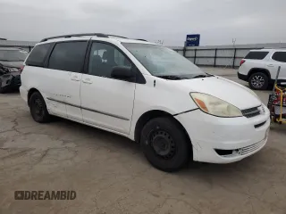 2004 Toyota Sienna CE with VIN 5TDZA23C34S157840, listed as a Copart auction lot 53587455 with 168,925 mi miles and Salvage Title. Bid and sale history available at carsss.com. Image 4.