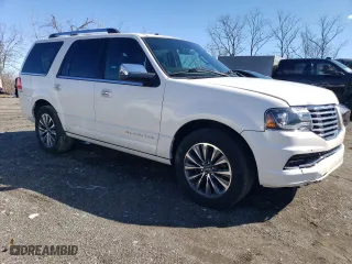 2015 Lincoln Navigator with VIN 5LMJJ2JT7FEJ14619, listed as a Copart auction lot 47436515 with 49,600 mi miles and Salvage Title. Bid and sale history available at carsss.com. Image 4.