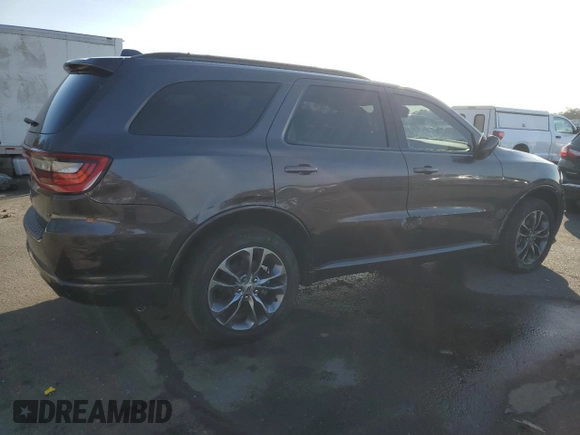 2020 Dodge Durango GT with VIN 1C4RDJDG2LC162899, listed as a Copart auction lot 43514225 with 51,467 mi miles and Salvage title. Bid and sale history available at DreamBid. Image 3.