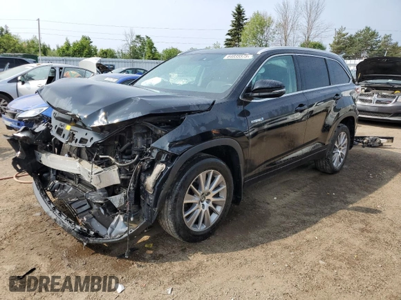 2016 Toyota Highlander with VIN 5TDJCRFH4GS020661, listed as a Copart auction lot 64035575 with 470,983 mi miles and Salvage title. Bid and sale history available at DreamBid. Image 1.