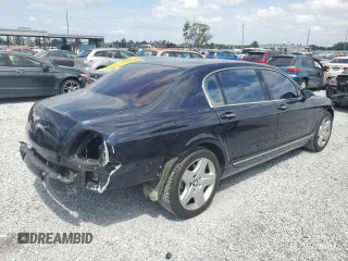 2006 Bentley Flying Spur with VIN SCBBR53W168039849, listed as a Copart auction lot 53824435 with 62,969 mi miles and Salvage Title. Bid and sale history available at DreamBid. Image 3.