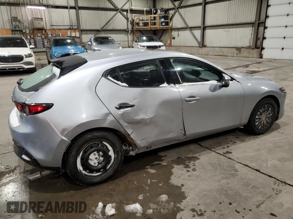 2020 Mazda 3 Preferred with VIN JM1BPBMM0L1149357, listed as a Copart auction lot 45703245 with 54,814 mi miles and Salvage title. Bid and sale history available at DreamBid. Image 3.