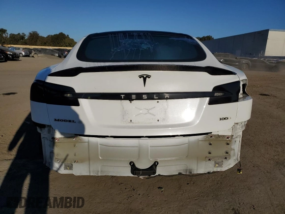 2017 Tesla Model S 100D with VIN 5YJSA1E23HF226178, listed as a Copart auction lot 88478225 with 54,411 mi miles and Salvage Title. Bid and sale history available at carsss.com. Image 6.