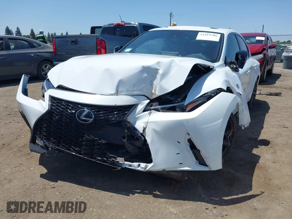 2022 Lexus IS 350 F Sport with VIN JTHGZ1B21N5054263, listed as a IAAI auction lot 42419706 with Not provided miles and . Bid and sale history available at DreamBid. Image 2.
