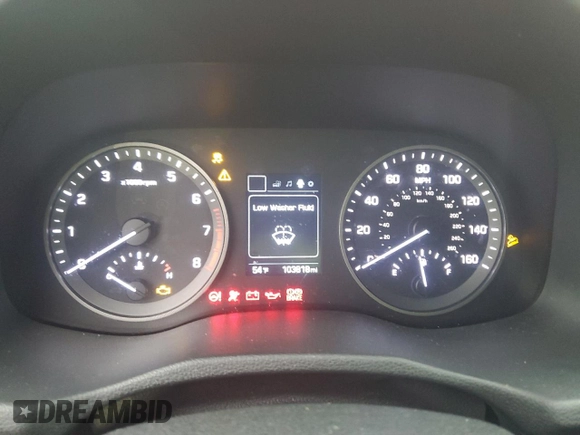 2017 Hyundai Tucson Sport z VIN KM8J33A25HU479951, wystawiony jako Copart lot #47854555 z przebiegiem 103 818 mil mil oraz Szkoda całkowita • Salvage title. Historia ofert i sprzedaży dostępna na DreamBid. Obrazek 9.