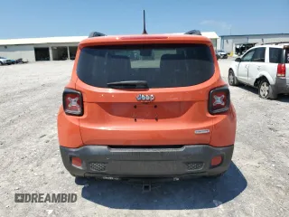 2017 Jeep Renegade Latitude with VIN ZACCJABBXHPF77140, listed as a Copart auction lot 54737895 with 157,373 mi miles and Salvage title. Bid and sale history available at DreamBid. Image 6.