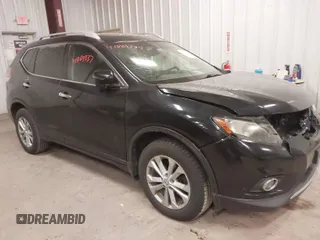 2016 Nissan Rogue SV with VIN 5N1AT2MV3GC876787, listed as a IAAI auction lot 41869337 with 189,375 mi miles. Bid and sale history available at carsss.com. Image 1.