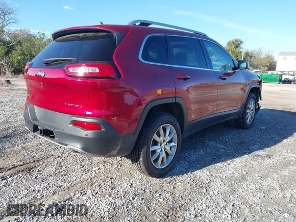 2015 Jeep Cherokee Limited with VIN 1C4PJMDS2FW523024, listed as a IAAI auction lot 41745699 with Not Provided miles and . Bid and sale history available at DreamBid. Image 4.