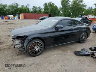 2018 Mercedes-Benz C 43 AMG z VIN WDDWJ6EB8JF684725, wystawiony jako Copart lot #58220615 z przebiegiem 96 611 mil mil oraz Czysty tytuł • Clean title. Historia ofert i sprzedaży dostępna na DreamBid. Obrazek 1.