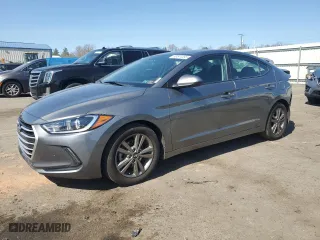 2018 Hyundai Elantra SEL with VIN 5NPD84LF9JH401634, listed as a Copart auction lot 53544495 with 85,596 mi miles and Salvage Title. Bid and sale history available at carsss.com. Image 1.