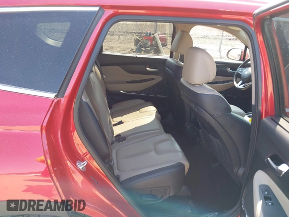 2020 Hyundai Santa Fe Limited with VIN 5NMS5CAA7LH222221, listed as a IAAI auction lot 41775537 with 64,519 mi miles. Bid and sale history available at carsss.com. Image 8.