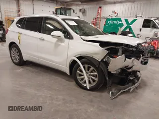 2019 Buick Envision Essence with VIN LRBFXCSA1KD033015, listed as a IAAI auction lot 41889135 with 43,417 mi miles and . Bid and sale history available at carsss.com. Image 1.