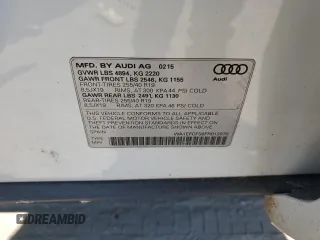 2015 Audi Q3 Premium Plus z VIN WA1EFCFS6FR012070, wystawiony jako Copart lot #58174205 z przebiegiem 158 918 mil mil oraz Czysty tytuł • Clean title. Historia ofert i sprzedaży dostępna na DreamBid. Obrazek 12.