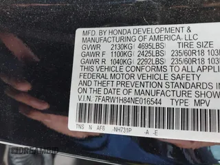2022 Honda CR-V EX-L z VIN 7FARW1H84NE016544, wystawiony jako IAAI lot #42061978 z przebiegiem 29 175 mil mil oraz . Historia ofert i sprzedaży dostępna na DreamBid. Obrazek 9.