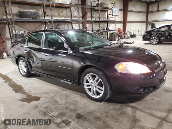 2013 Chevrolet Impala LTZ with VIN 2G1WC5E30D1185560, listed as a Copart auction lot 49686505 with 92,793 mi miles and Salvage Title. Bid and sale history available at DreamBid. Image 4.