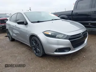 2016 Dodge Dart SXT Sport with VIN 1C3CDFFA4GD802093, listed as a IAAI auction lot 41972832 with 33,563 mi miles. Bid and sale history available at carsss.com. Image 1.