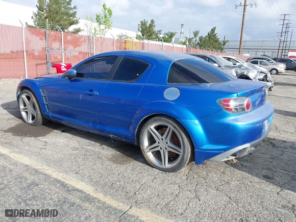 2004 Mazda RX-8 with VIN JM1FE173740125035, listed as a IAAI auction lot 41884059 with 102,881 mi miles. Bid and sale history available at carsss.com. Image 3.