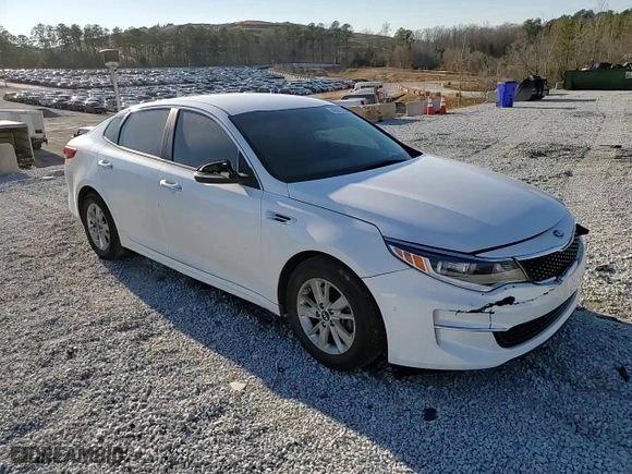 2016 Kia Optima LX with VIN KNAGT4L31G5103487, listed as a Copart auction lot 46676635 with 85,208 mi miles and Salvage Title. Bid and sale history available at carsss.com. Image 10.