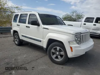 2008 Jeep Liberty Sport with VIN 1J8GP28K58W206783, listed as a Copart auction lot 53523975 with 197,100 mi miles and Salvage Title. Bid and sale history available at DreamBid. Image 4.