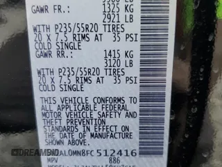 2015 Infiniti QX60 with VIN 5N1AL0MN8FC512416, listed as a Copart auction lot 50544845 with 159,327 mi miles and Salvage Title. Bid and sale history available at DreamBid. Image 13.