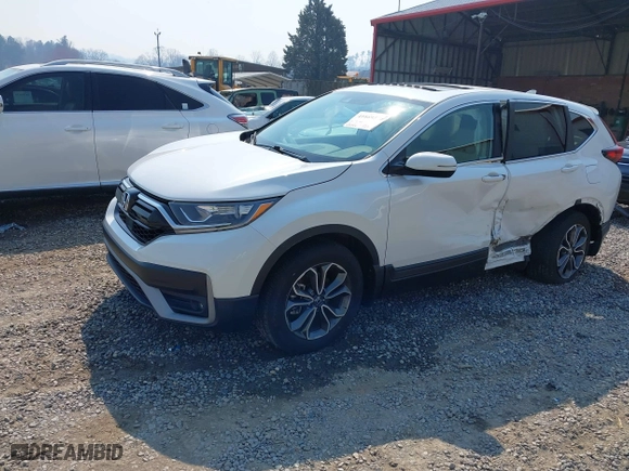 2022 Honda CR-V EX-L with VIN 5J6RW2H82NA008317, listed as a IAAI auction lot 41889370 with 28,779 mi miles. Bid and sale history available at carsss.com. Image 18.