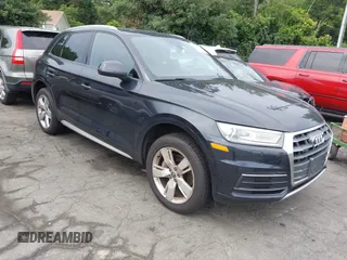 2018 Audi Q5 Premium with VIN WA1ANAFY2J2020811, listed as a IAAI auction lot 42598335 with 109,313 mi miles and . Bid and sale history available at DreamBid. Image 1.