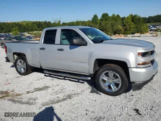 2018 Chevrolet Silverado 1500 Custom with VIN 1GCRCPEH4JZ378602, listed as a Copart auction lot 67816004 with 68,174 mi miles and Salvage Title. Bid and sale history available at carsss.com. Image 4.