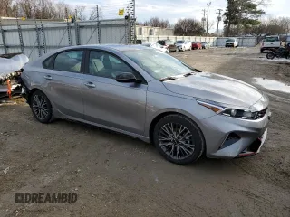 2024 Kia Forte GT-Line with VIN 3KPF54AD4RE701780, listed as a Copart auction lot 42227905 with 326 mi miles and Salvage Title. Bid and sale history available at carsss.com. Image 4.