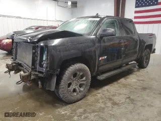 2015 Chevrolet Silverado 1500 LTZ with VIN 3GCUKSEC5FG444215, listed as a Copart auction lot 48968815 with 177,184 mi miles and Salvage Title. Bid and sale history available at carsss.com. Image 1.