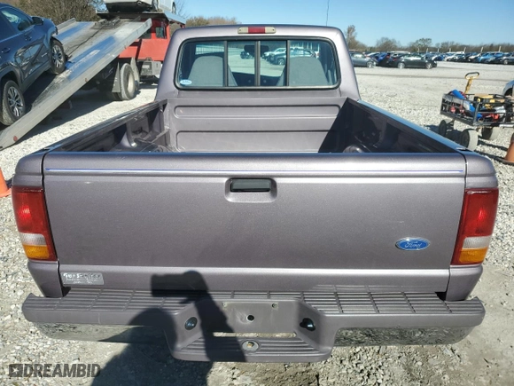 1995 Ford Ranger Splash with VIN 1FTCR10AXSPA10384, listed as a Copart auction lot 81842324 with 129,673 mi miles and Salvage Title. Bid and sale history available at carsss.com. Image 6.