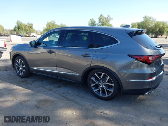 2024 Acura MDX Technology z VIN 5J8YD9H42RL005765, wystawiony jako IAAI lot #42261291 z przebiegiem 6 117 mil mil oraz . Historia ofert i sprzedaży dostępna na DreamBid. Obrazek 3.