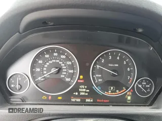 2014 BMW 3 Series 328i with VIN WBA3A5G54ENP31997, listed as a Copart auction lot 60720765 with 107,183 mi miles and Salvage title. Bid and sale history available at DreamBid. Image 9.