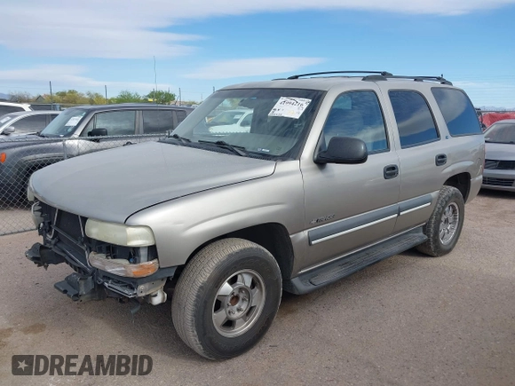 2002 Chevrolet Tahoe LS with VIN 1GNEC13V52R222517, listed as a IAAI auction lot 41994216 with 249,577 mi miles. Bid and sale history available at carsss.com. Image 2.