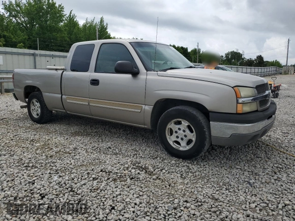 2003 Chevrolet Silverado 1500 with VIN 2GCEC19T931204708, listed as a Copart auction lot 55416945 with 201,166 mi miles and Salvage Title. Bid and sale history available at DreamBid. Image 4.