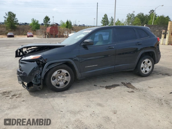 2015 Jeep Cherokee Sport с VIN 1C4PJLAB7FW631413, выставлен на аукционе Copart как лот 54123535 с пробегом Не указан миль и Списание • Salvage title. История ставок и продаж доступна на DreamBid. Изображение 1.