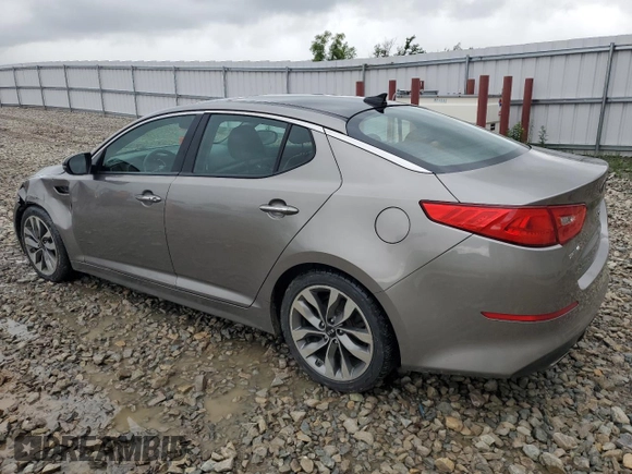 2014 Kia Optima SX Turbo with VIN 5XXGR4A6XEG321869, listed as a Copart auction lot 61821185 with 194,613 mi miles and Clean title. Bid and sale history available at DreamBid. Image 2.
