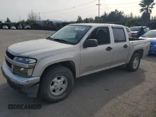 2005 Chevrolet Colorado 1SB LS Z85 with VIN 1GCCS138158196358, listed as a Copart auction lot 45565895 with 161,618 mi miles and Salvage Title. Bid and sale history available at carsss.com. Image 1.