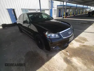 2008 Infiniti M with VIN JNKAY01E08M604254, listed as a Copart auction lot 57499825 with 108,473 mi miles and Salvage title. Bid and sale history available at DreamBid. Image 14.