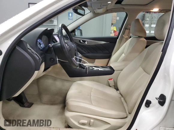 2017 Infiniti Q50 3.0t Sport with VIN JN1EV7AR1HM834878, listed as a Copart auction lot 50306635 with 81,302 mi miles and Salvage Title. Bid and sale history available at carsss.com. Image 7.