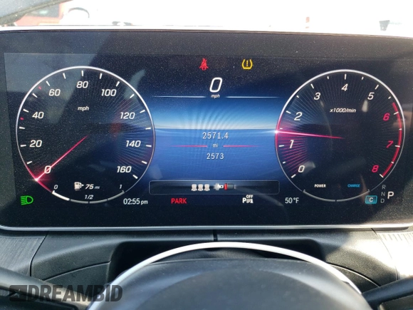2024 Mercedes-Benz C 300 with VIN W1KAF4HB8RR156396, listed as a Copart auction lot 48219474 with 2,573 mi miles and Salvage Title. Bid and sale history available at DreamBid. Image 9.