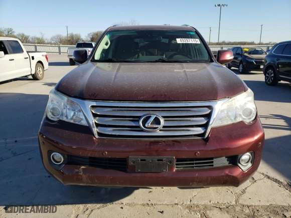 2013 Lexus GX 460 with VIN JTJBM7FX4D5056491, listed as a Copart auction lot 49297115 with 133,200 mi miles and Salvage Title. Bid and sale history available at carsss.com. Image 5.