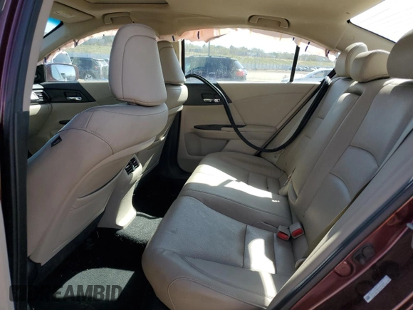2013 Honda Accord EX-L with VIN 1HGCR2F88DA043689, listed as a Copart auction lot 52606555 with 135,000 mi miles and Clean Title. Bid and sale history available at DreamBid. Image 10.