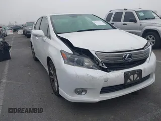 2010 Lexus HS 250h with VIN JTHBB1BA0A2014578, listed as a IAAI auction lot 41674564 with 158,729 mi miles and . Bid and sale history available at DreamBid. Image 1.