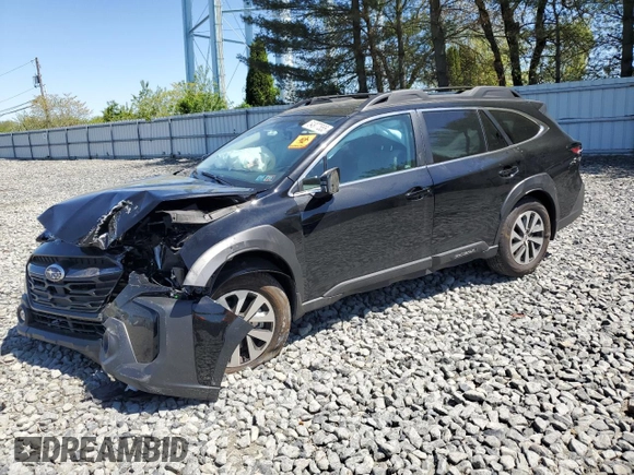 2025 Subaru Outback Premium z VIN 4S4BTAFC7S3103033, wystawiony jako Copart lot #54977555 z przebiegiem 3 639 mil mil oraz Szkoda całkowita • Salvage title. Historia ofert i sprzedaży dostępna na DreamBid. Obrazek 1.