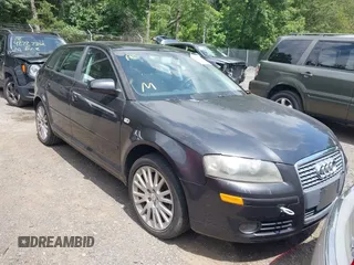 2007 Audi A3 with VIN WAUNF78P97A002653, listed as a IAAI auction lot 42796523 with 126,845 mi miles and . Bid and sale history available at DreamBid. Image 1.